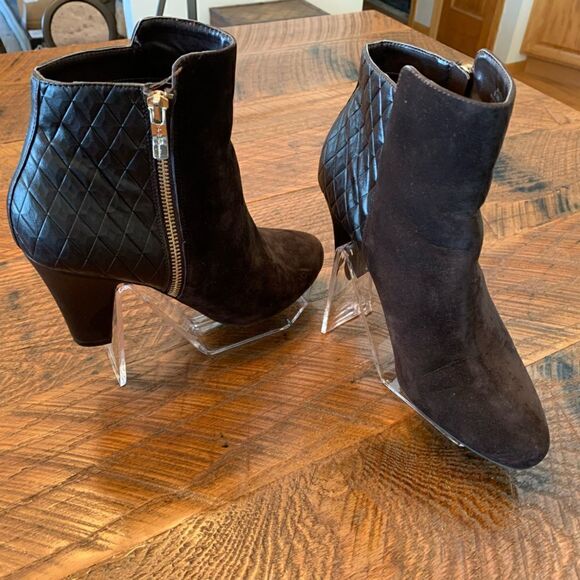 𝅺BCBGeneration “ Dawn” Faux Suede/Leather Ankle Boots 8.5 - Picture 8 of 12